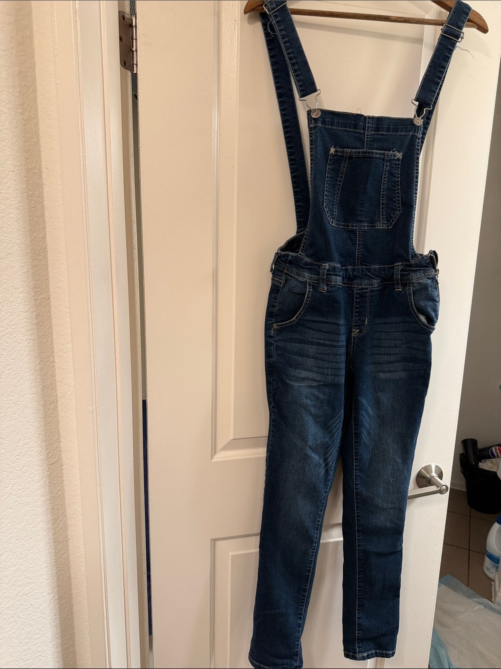 Wallflower Dark Indigo Denim Women's Overalls